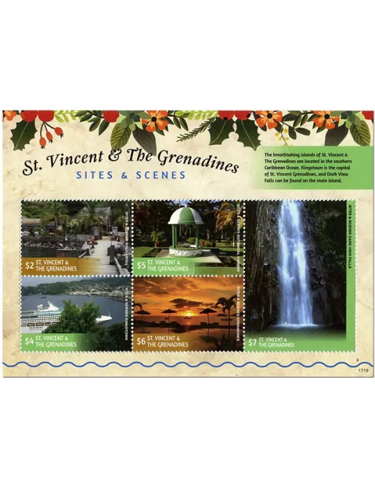 n° 6286/6290 - Timbre SAINT-VINCENT Poste