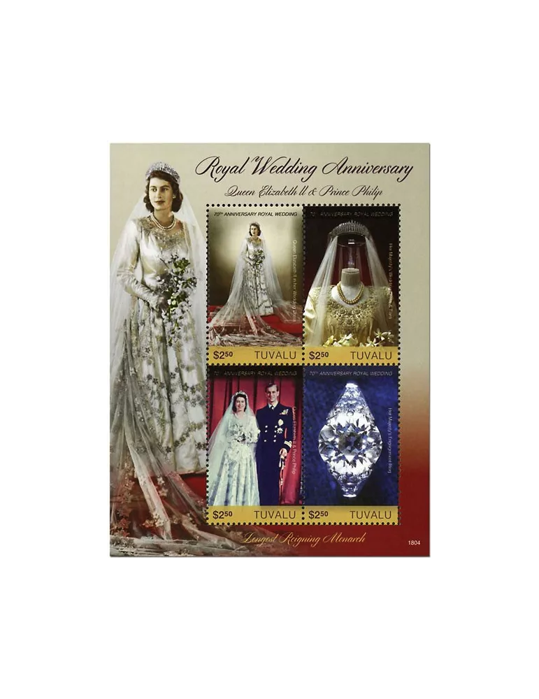 n° 1995/1998 - Timbre TUVALU Poste