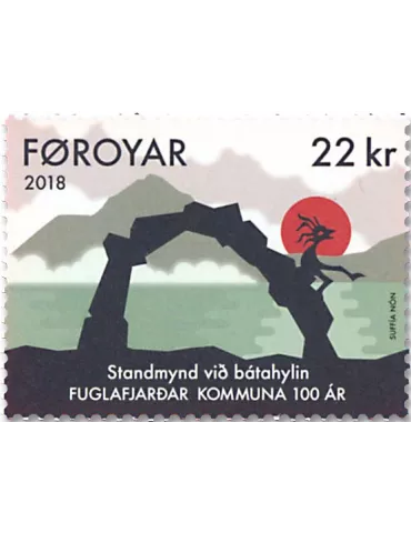 n° 924/925 - Timbre ILE FEROE Poste 2