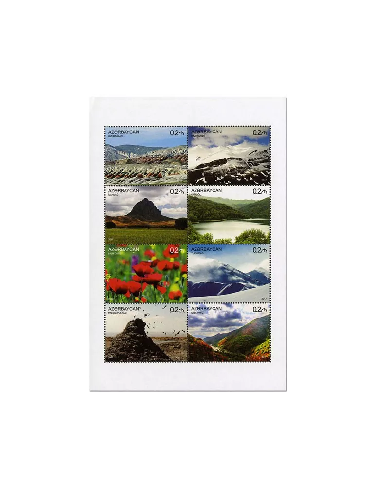 n° 1035/1042 - Timbre AZERBAIDJAN Poste