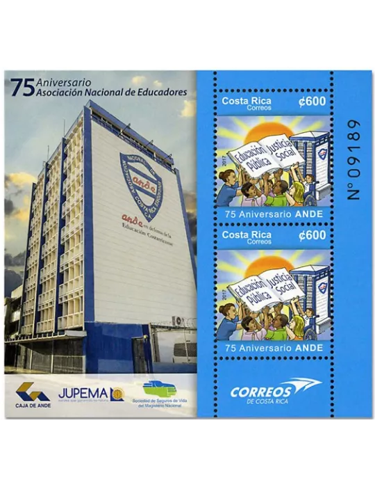 n° 62 - Timbre COSTA RICA Blocs et feuillets