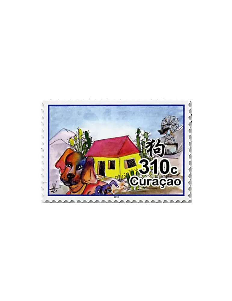 n° 579/584 - Timbre CURACAO Poste