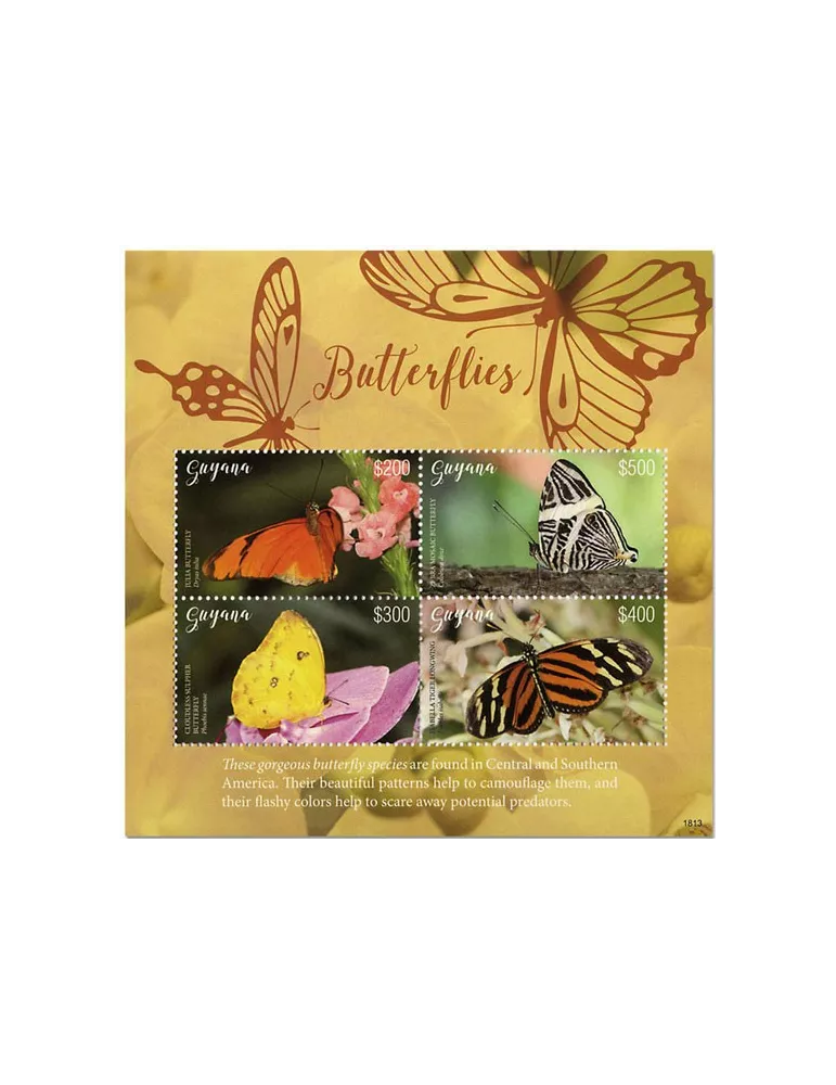 n° 6926/6929 - Timbre GUYANA Poste