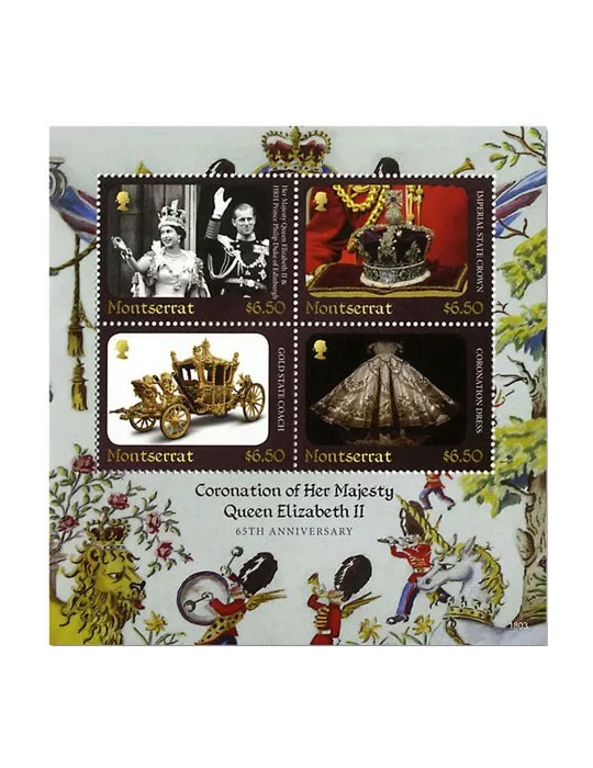 n° 1652/1655 - Timbre MONTSERRAT Poste