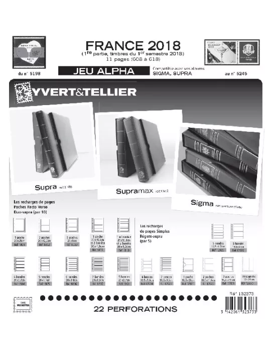 FRANCE ALPHA : 2018 - 1ER SEMESTRE (JEUX SANS POCHETTES)