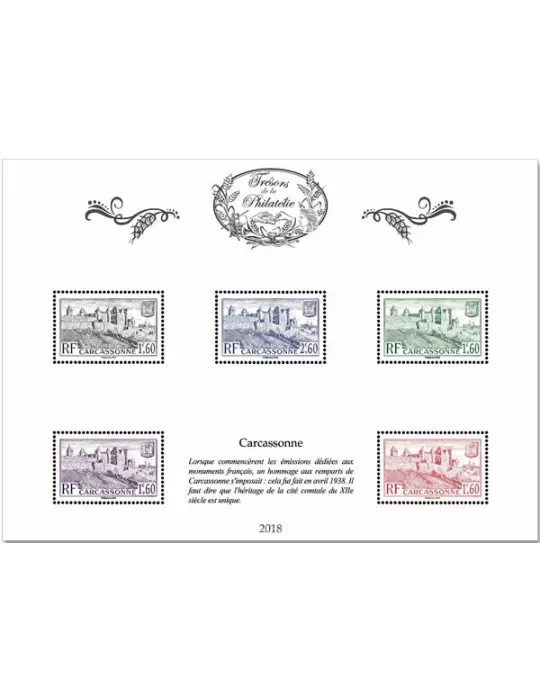Blocs TRESORS DE LA PHILATELIE (2018)