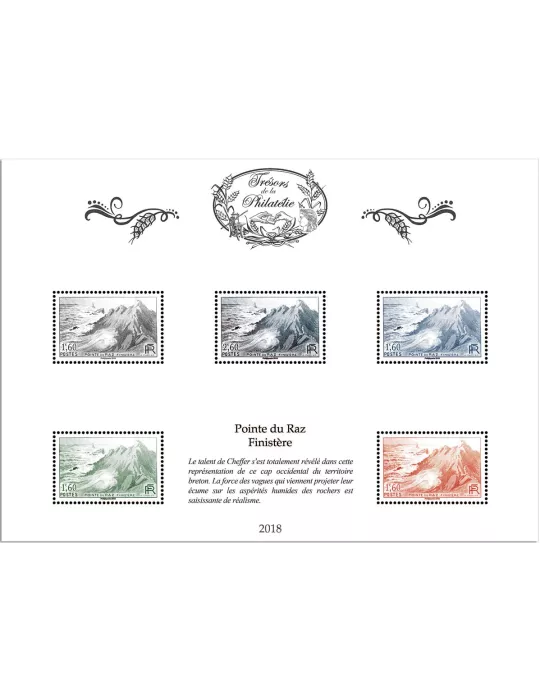 Blocs TRESORS DE LA PHILATELIE (2018)