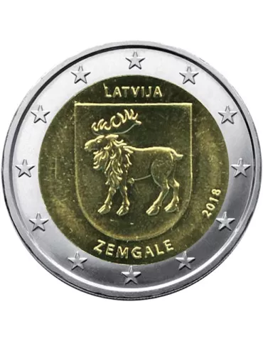 2 EURO COMMEMORATIVE 2018 : LETTONIE (Région historique de Zemgale)