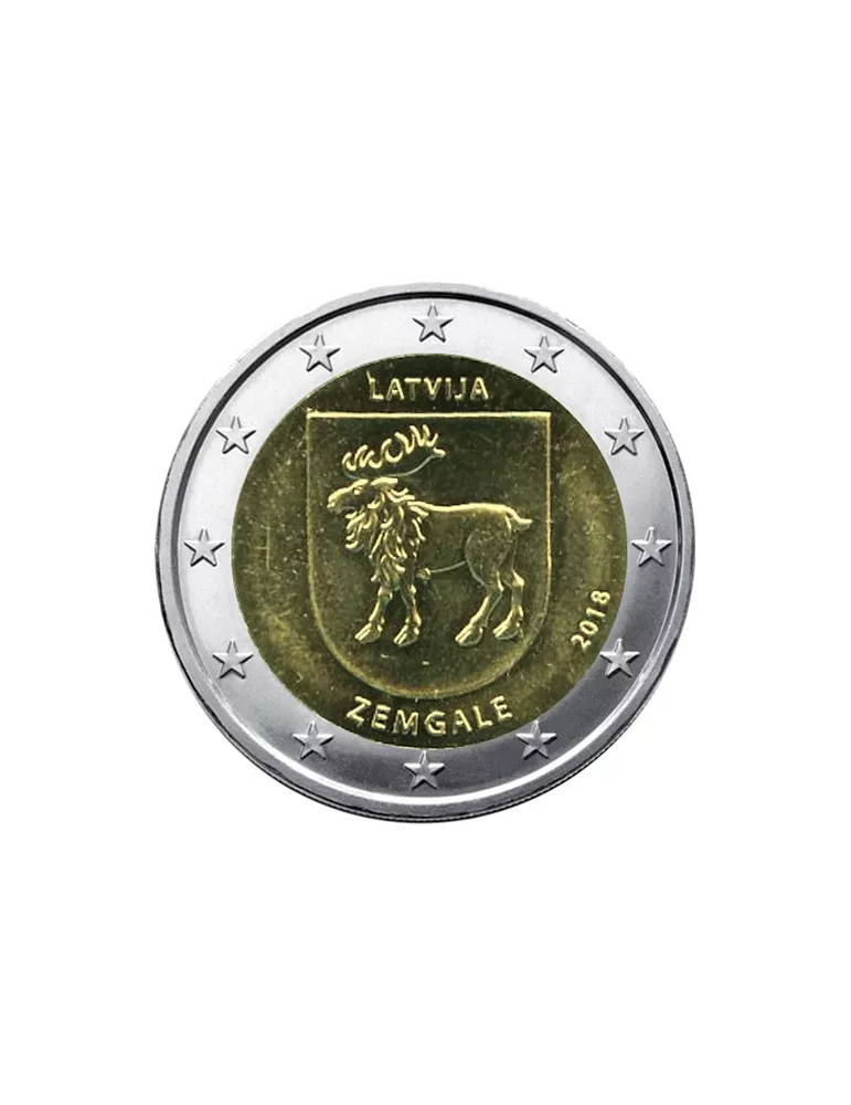 2 EURO COMMEMORATIVE 2018 : LETTONIE (Région historique de Zemgale)