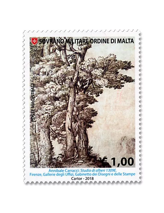 n° 1424/1427 - Timbre ORDRE de MALTE Poste