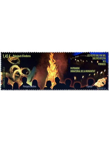 n° 459 - Timbre ANDORRE ESPAGNOL Poste