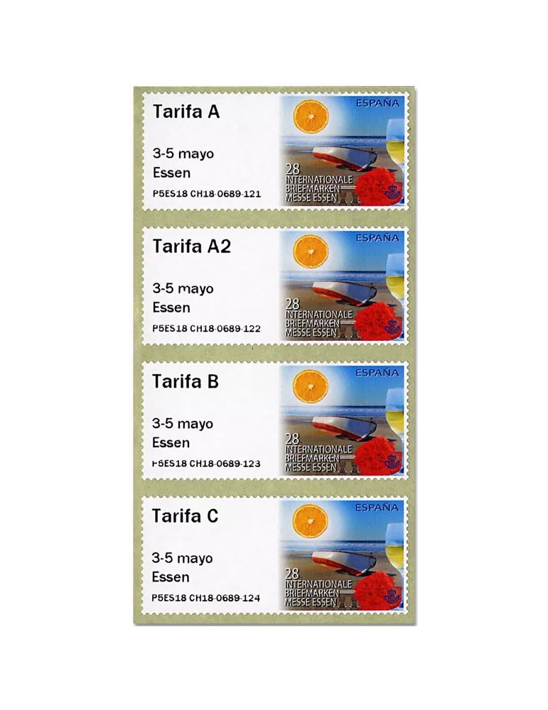 n° 147 - Timbre ESPAGNE Timbres de distributeurs