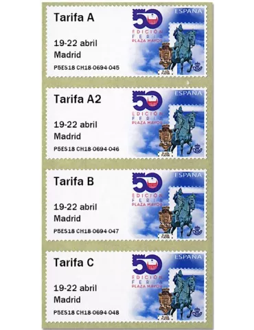 n° 148 - Timbre ESPAGNE Timbres de distributeurs