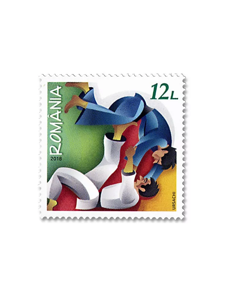 n° 6296/6297 - Timbre ROUMANIE Poste