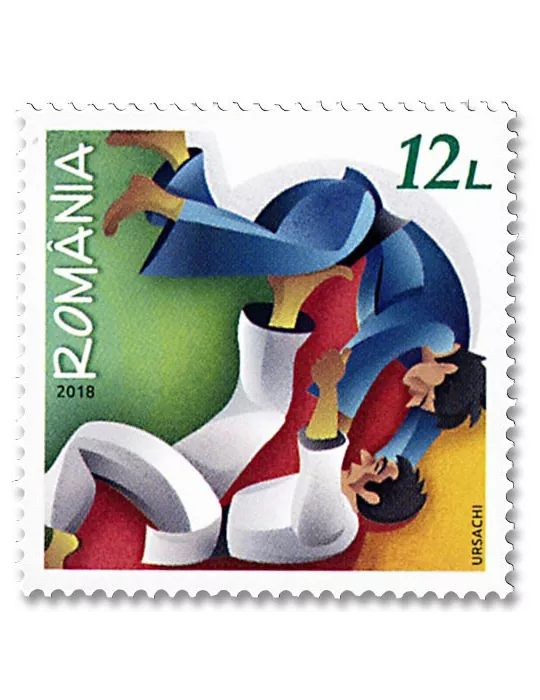 n° 6296/6297 - Timbre ROUMANIE Poste