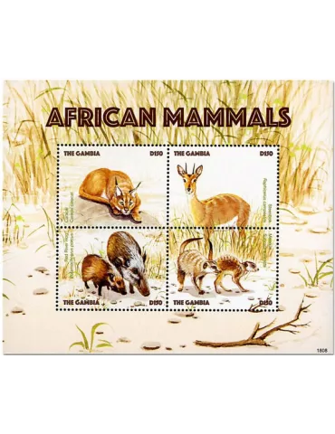 n° 5856/5859 - Timbre GAMBIE Poste