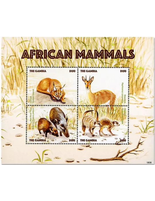 n° 5856/5859 - Timbre GAMBIE Poste