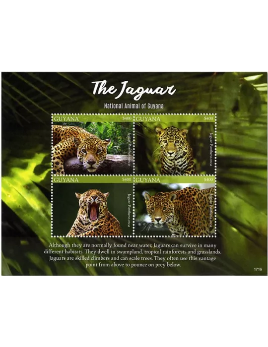 n° 6890/6893 - Timbre GUYANA Poste