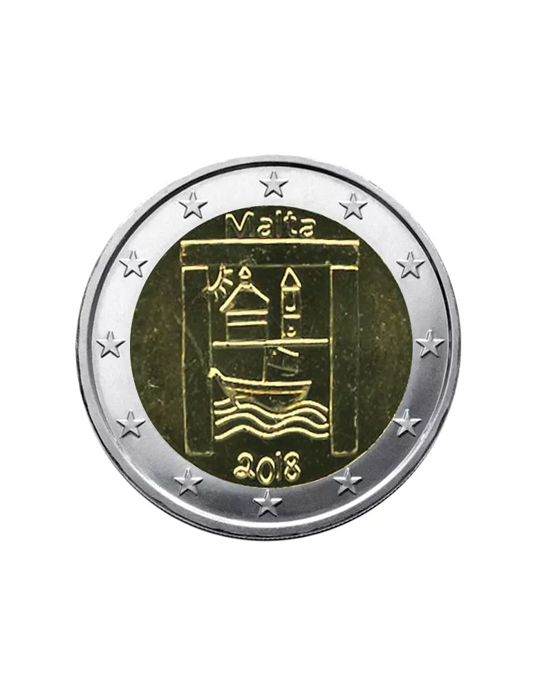 2 EURO COMMEMORATIVE 2018 : MALTE (Patrimoine culturel)