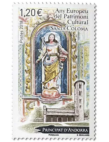 n° 818 - Timbre Andorre Poste