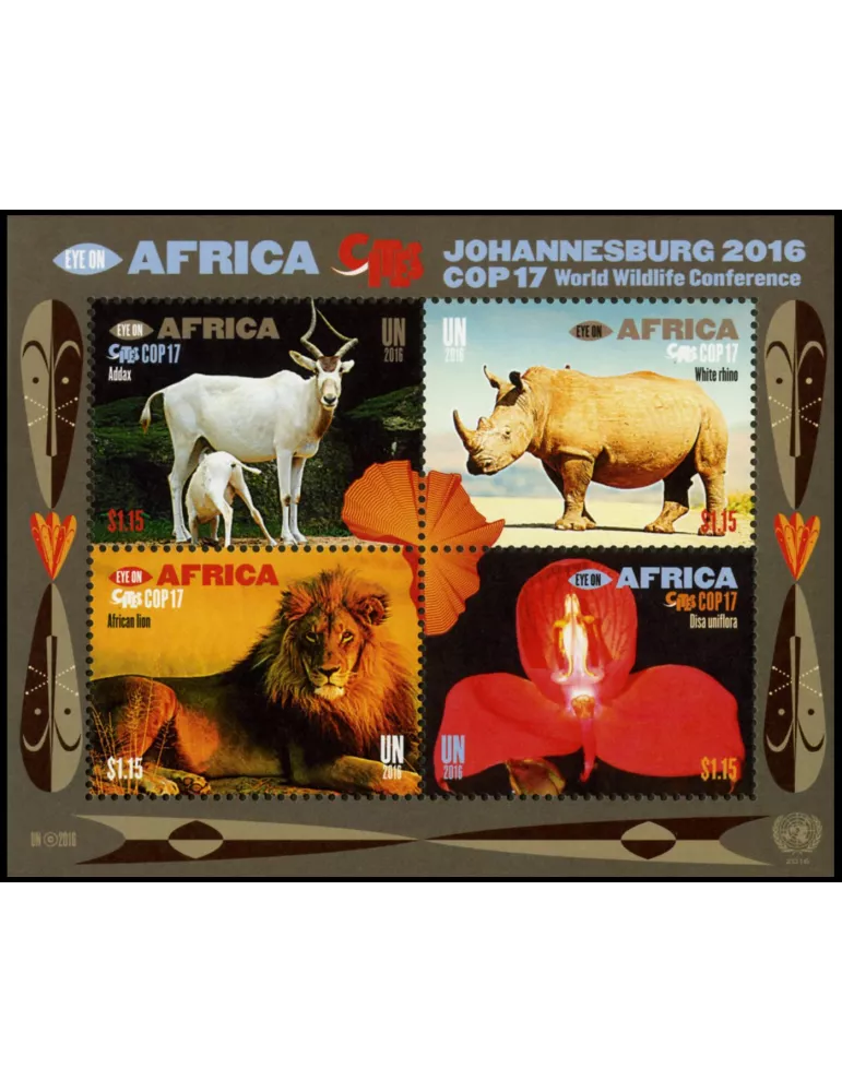 n° 36 - Timbre ONU NEW YORK Blocs et feuillets