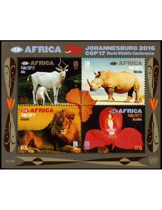 n° 36 - Timbre ONU NEW YORK Blocs et feuillets