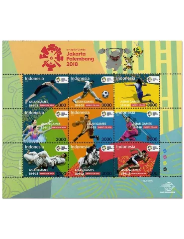 n° 2872/2880 - Timbre INDONESIE Poste