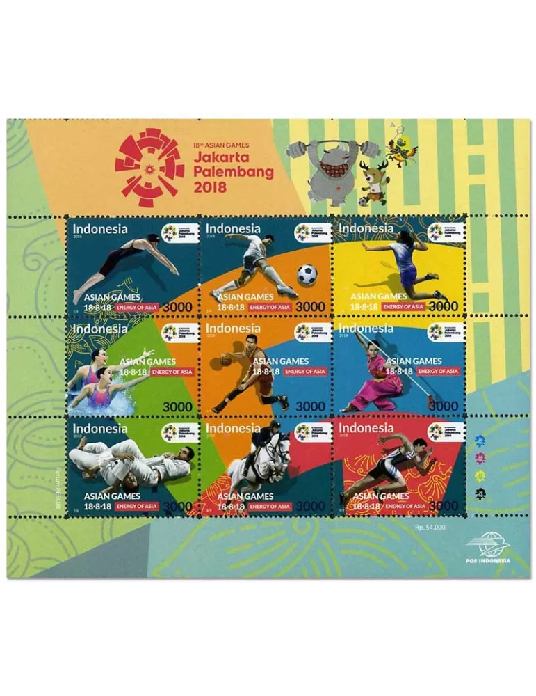 n° 2872/2880 - Timbre INDONESIE Poste