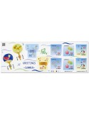 n° 8730, 8731, 8732, 8733 et 2 n° 8734, 8735 et 8736 - Timbre JAPON Poste