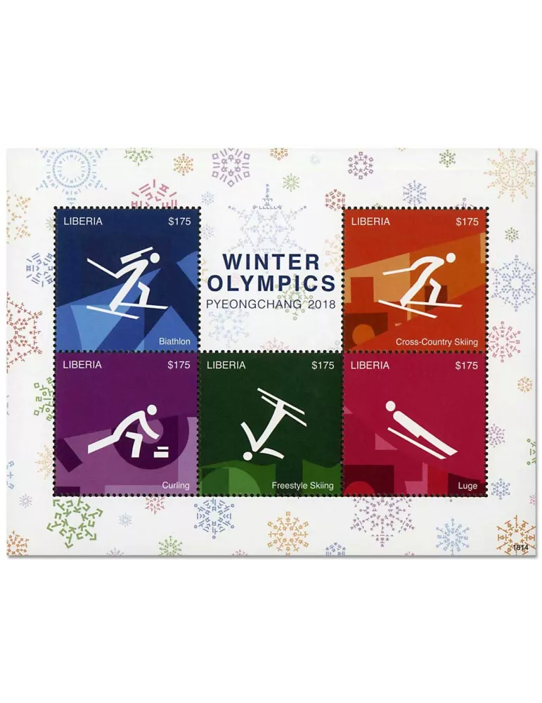 n° 6038A/6038E - Timbre LIBERIA Poste