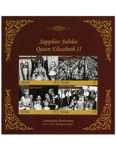 n° 2033/2036 - Timbre TUVALU Poste