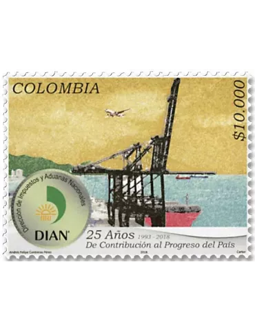 n° 1899 - Timbre COLOMBIE Poste