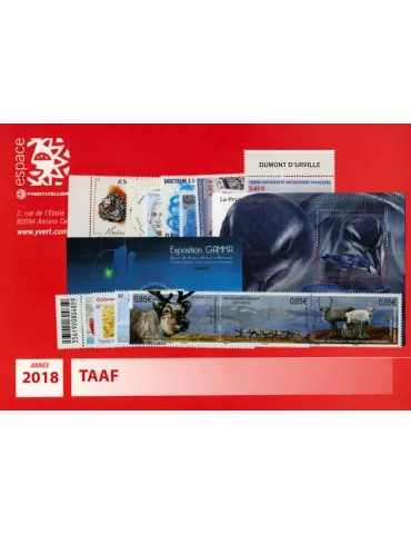 n° 845/F881 - Timbre TAAF Année complète (2018)
