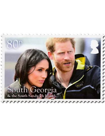 n° 696/699 - Timbre GEORGIE DU SUD Poste 2