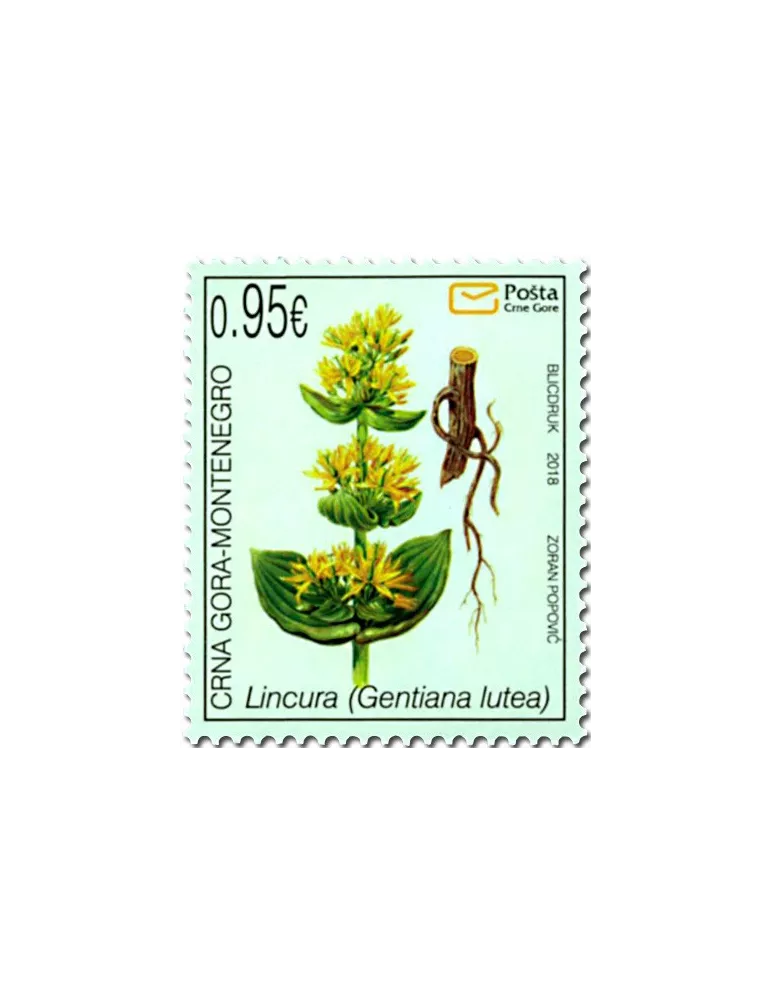 n° 416/417 - Timbre MONTENEGRO Poste