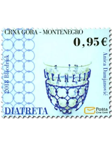 n° 421/422 - Timbre MONTENEGRO Poste 2