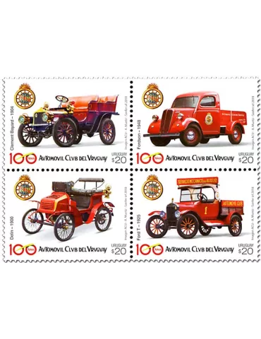 n° 2892/2895 - Timbre URUGUAY Poste