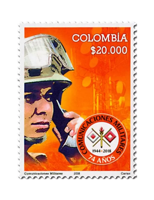 n° 1952 - Timbre COLOMBIE Poste