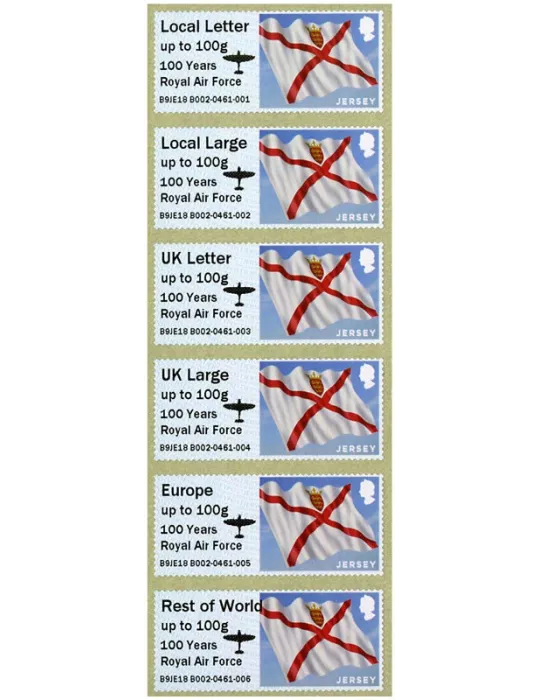 n° 105 - Timbre JERSEY Timbres de distributeurs