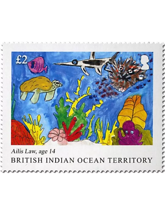 n° 540/543 - Timbre OCEAN INDIEN Poste