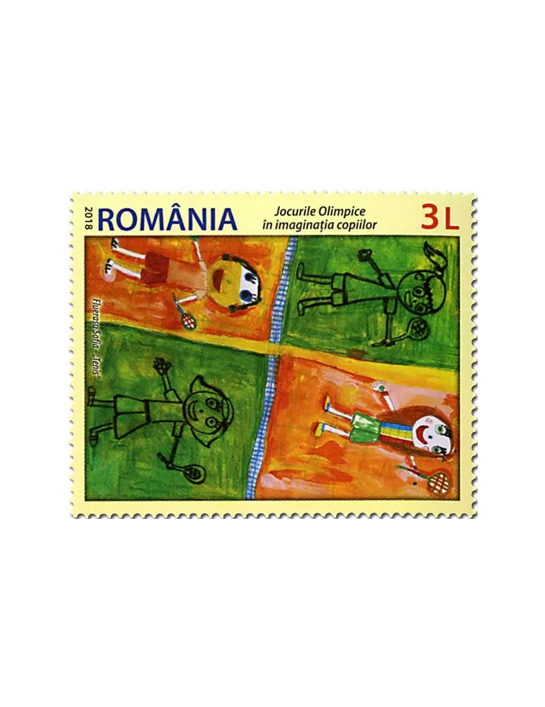 n° 6356/6359 - Timbre ROUMANIE Poste