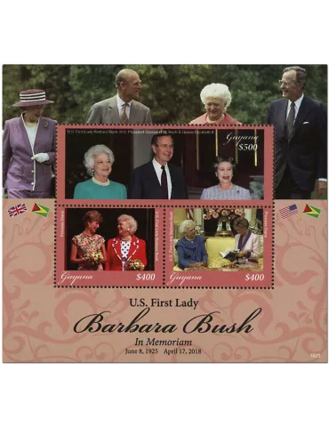 n° 6950/6952 - Timbre GUYANA Poste