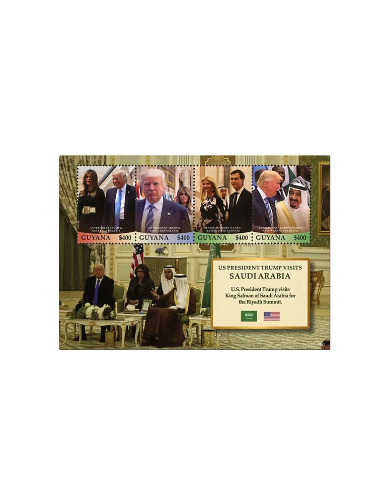 n° 6966/6969 - Timbre GUYANA Poste