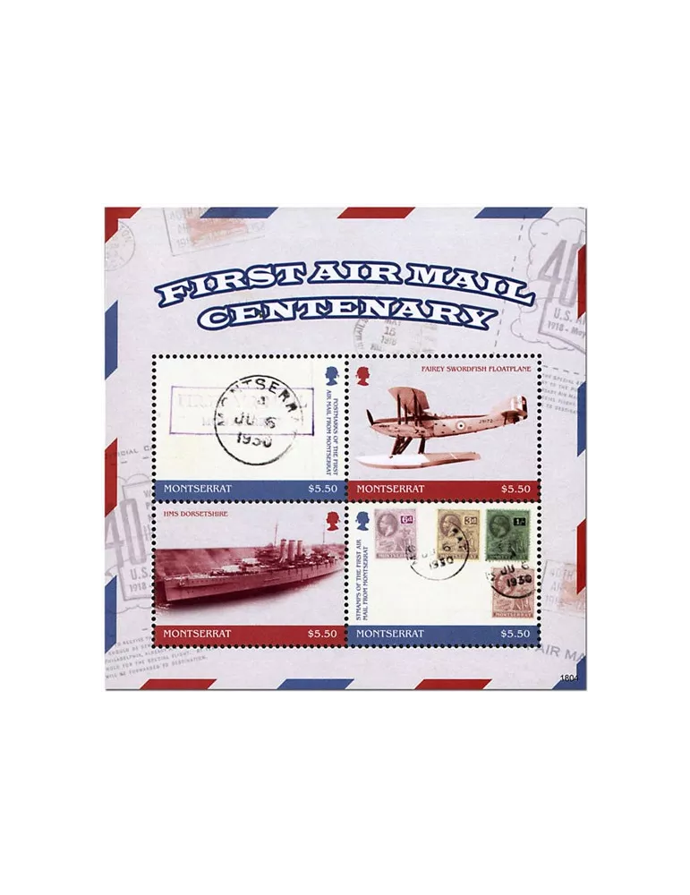 n° 1660/1663 - Timbre MONTSERRAT Poste