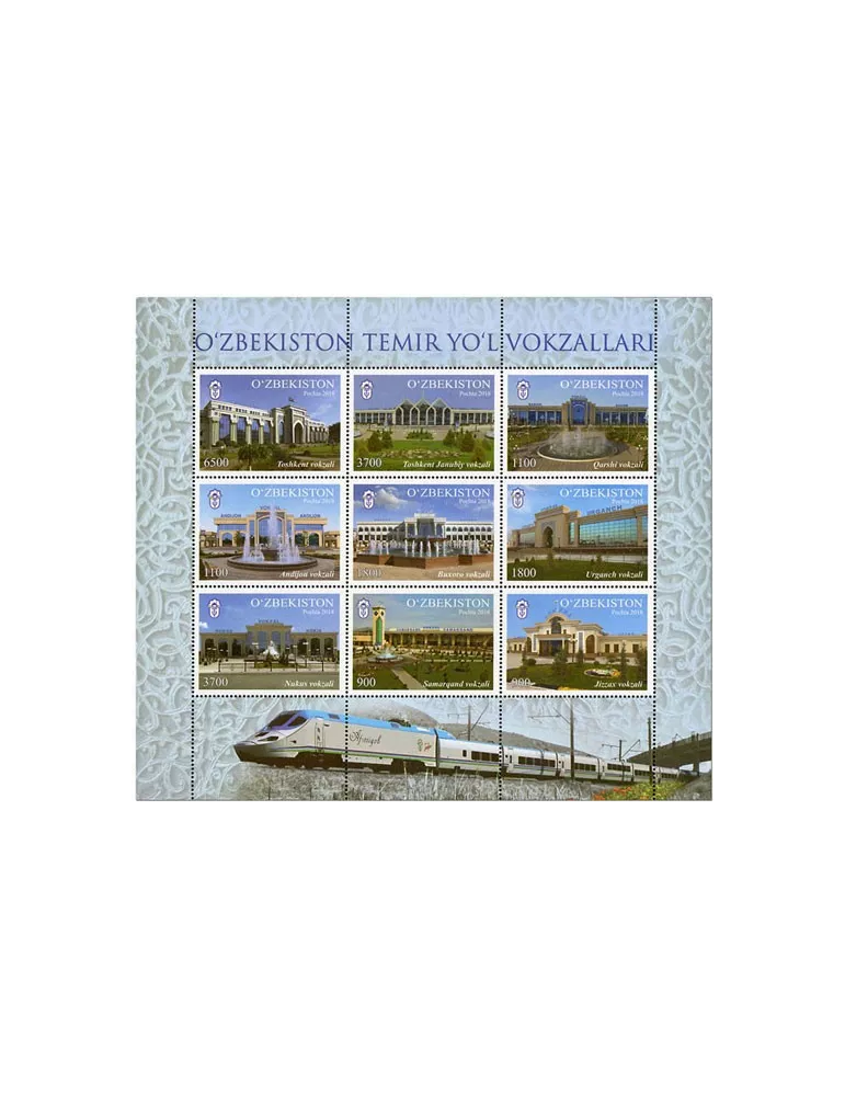 n° 1139/1147 - Timbre OUZBEKISTAN Poste