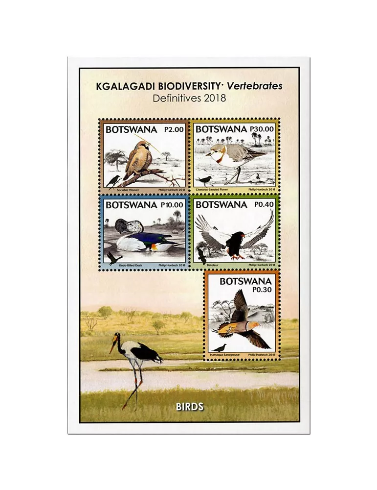 n° 57 - Timbre BOTSWANA Blocs et feuillets