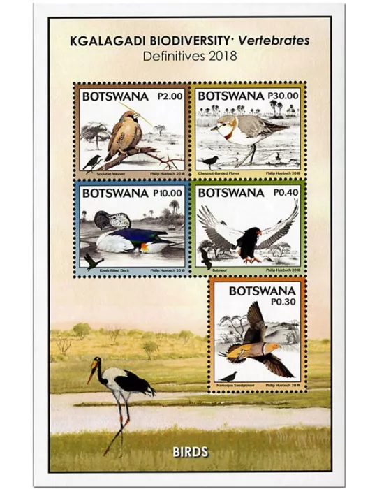 n° 57 - Timbre BOTSWANA Blocs et feuillets