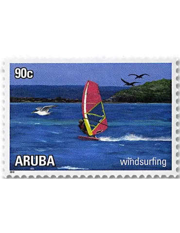 n° 1018/1023 - Timbre ARUBA Poste
