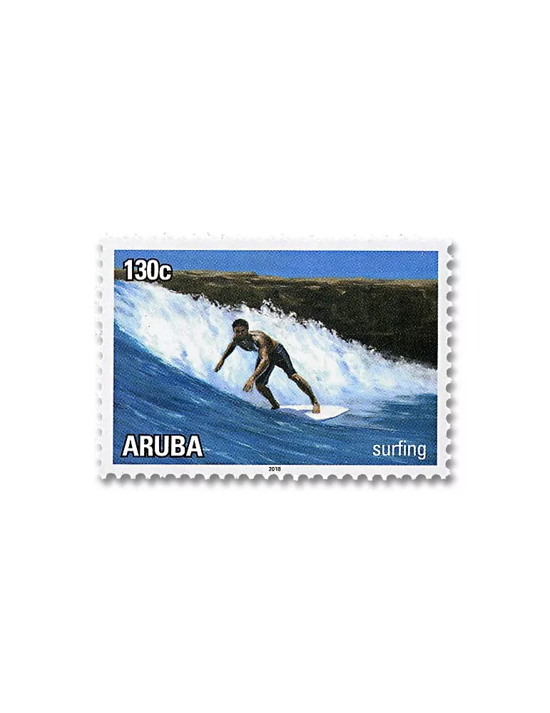 n° 1018/1023 - Timbre ARUBA Poste