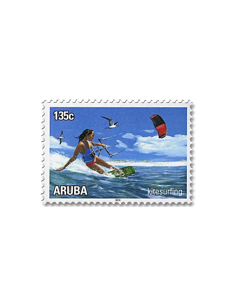 n° 1018/1023 - Timbre ARUBA Poste